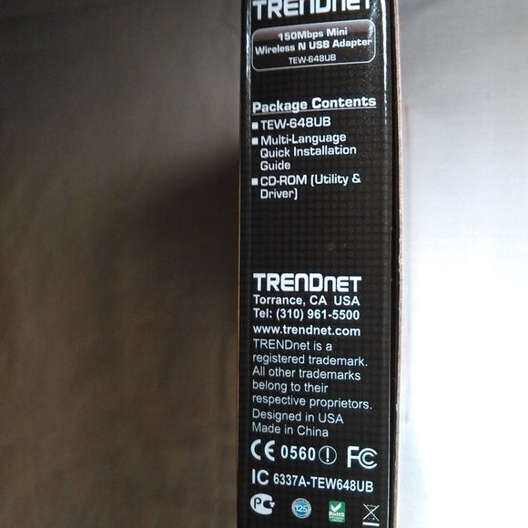 TRENDnet 150 Mbps Mini Wireless N USB Adapter; Model: TEW-648UB-Last ONE - Picture 8 of 14